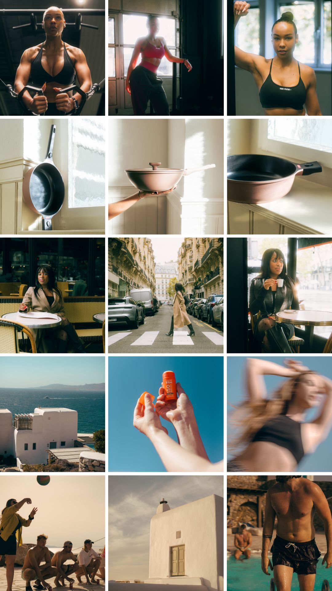White Minimalist Summer Aesthetic Grid Collage Instagram Story White Minimalist Summer Aesthetic Grid Collage Instagram Story